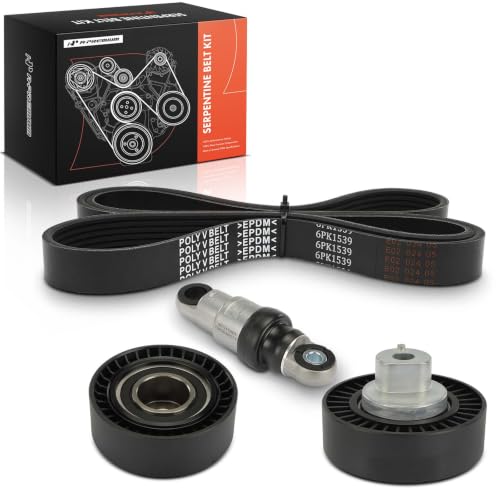 A-Premium Engine Serpentine Belt Drive Kit with Tensioner & Idler Pulley