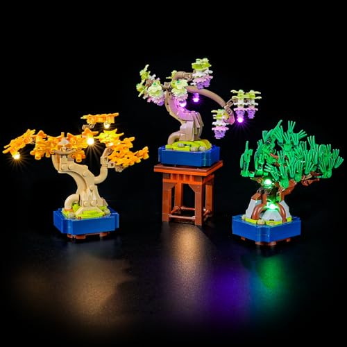 LIGHTAILING Light for Lego-10373 Mini Bonsai-Trees - Led Lighting Kit Compatible with Lego Building Blocks Model - NOT Included The Model Set - style: (Only Light) 10373 Mini Bonsai Trees