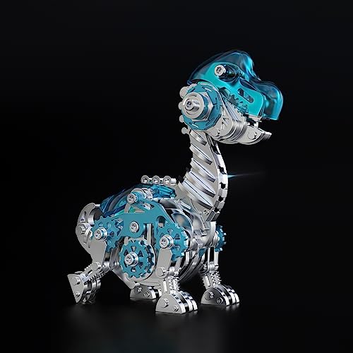 FILASLFT 3D Metal Puzzles for Adults,Dinosaur Model Brachiosaurus - color: B5-brachiosaurus-blue