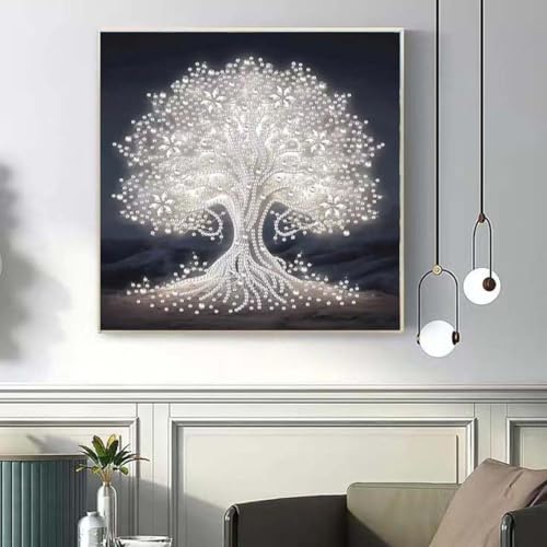Diamond Art Painting Kits for Adults,Tree of Life Special Shape Gem Art Kit - color: YP081