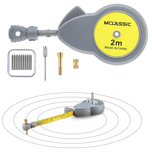 Dreyoo 6.56ft Rotape Tape Measure Compass for Large Circles and Lines