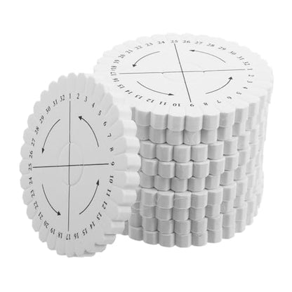 OSALADI 10pcs Round Weaving Disk Kit Slot Bracelet Braiding Tool for DIY Jewelry Making for Beginners Easy Operation Material
