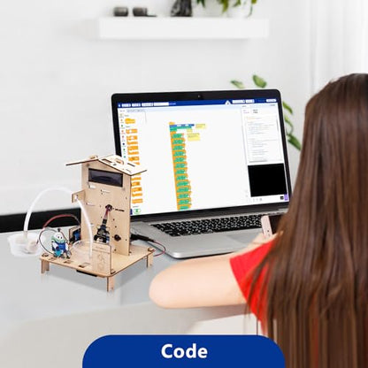 ACEBOTT 8-Piece Set ESP32 STEM Smart Home Education Kit Compatible with Arduino, STEM Robotics Science Kits for Kids Age 12+, Engineering Projects STEAM Activities Gifts 12+ Year Old Boys Crafts - color: 8 Piece Esp32 Stem Education Kit