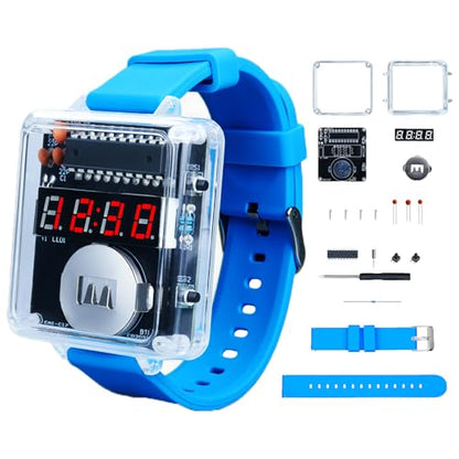 PEMENOL DIY Digital Watch Soldering Kit for Beginners