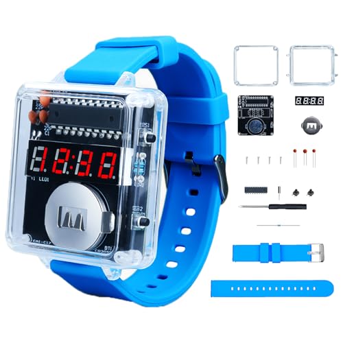 PEMENOL DIY Digital Watch Soldering Kit for Beginners