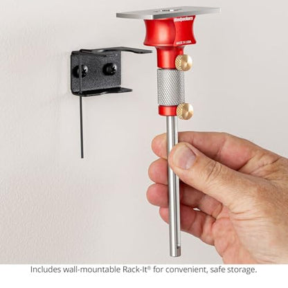 Woodpeckers Wheel Marking Gauge With Micro Adjust, Create Precision Layouts With Ultra-Thin Circular Blade, 2-Position Reference Plate, USA Made - WWMG
