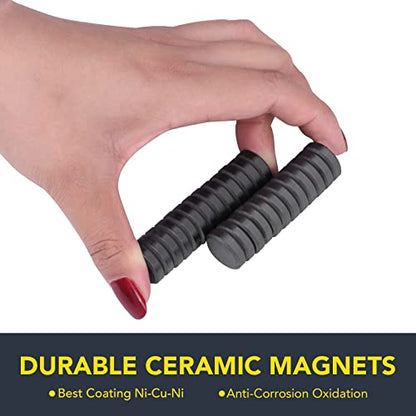 TRYMAG Magnets for Crafts 25pcs Science Education Magnets Magnetism Kits - size: 18x5mm-25Pcs