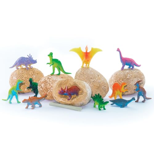 I Dig It! Dinos - 24 Dinosaur Eggs | Birthday Party Favors | Stocking Stuffers | Collectable | Gift Set | Swag Bags