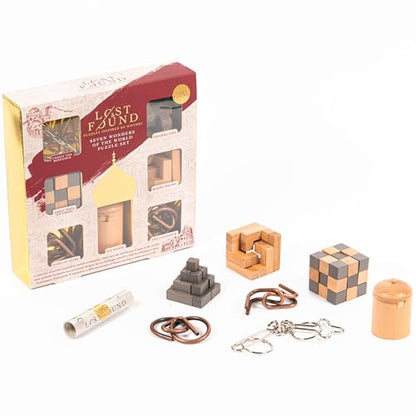 Professor Puzzle Seven Wonders of The World - 7 Piece 3D Brainteaser Set - style: 7 Wonders