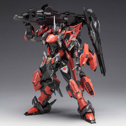 Pipigirl 1/100 Plastic Alloy Skeleton Mecha Action Figures Kits, Yan Mie, 8.66 in High, Easy to Assembly Mecha Model - color: Yan Mie