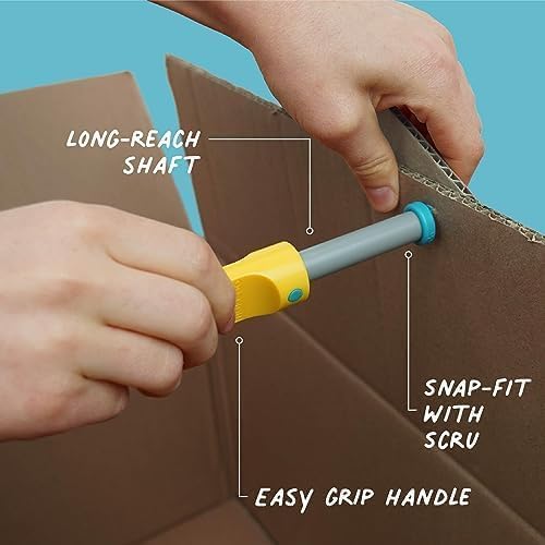 Makedo Create | Cardboard Construction Tool Kit, Small Toolbox, 260 Pieces