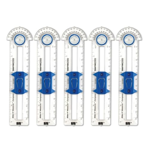 EAI Education Slide N' Measure® Compass: Clear - Set of 10