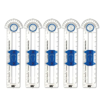 EAI Education Slide N' Measure® Compass: Clear - Set of 10