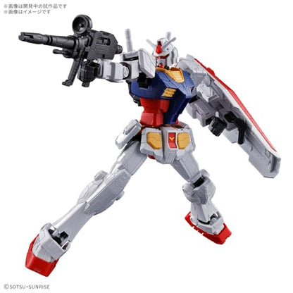 BANDAI Spirits Entry Grade EG RX-78F00/E Gundam 1/144 Scale Color-Coded Plastic Model - style: EG RX-78F00/E Gundam