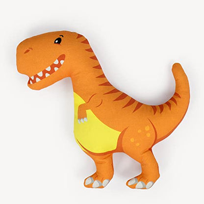 kullaloo Sewing kit for Kids Beginners - DIY Craft for Girls & Boys - Cut & Sew Fabric Panel Dinosaur (Dino Friends) - color: Dino Friends