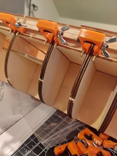 Hull Clamp Set For Model Ship Building (Orange) - color: Orange