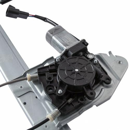 TRQ Power Window Regulator w/Motor Rear Right Passenger Side - style: WRA51347