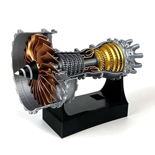 Hot Air Stirling Engine Motor Model,Stirling Engine Kit, Single-Cylinder Metal Stirling Engine External Combustion Engine Motor,DIY Hot Air Engine Gift of Air for Adults Desktop (Gray Gold) - color: Gray Gold