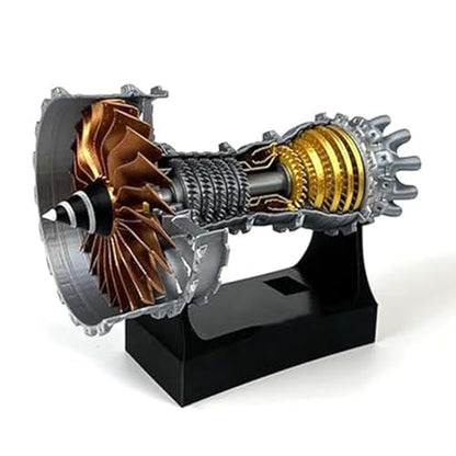 Hot Air Stirling Engine Motor Model,Stirling Engine Kit, Single-Cylinder Metal Stirling Engine External Combustion Engine Motor,DIY Hot Air Engine Gift of Air for Adults Desktop (Gray Gold) - color: Gray Gold