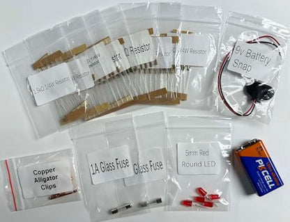 Make: Electronics 3rd Edition Mini Kit 1 Electronics Component Pack Set - style: PTTMini3rd-Comp1