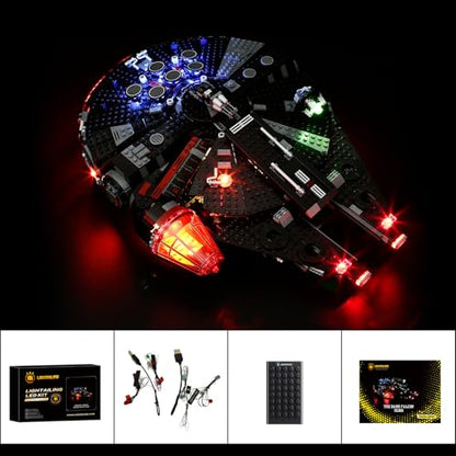 LIGHTAILING Light for Lego-75389 The Dark-Falcon - Compatible with Lego Building Set - NOT Included The Model Set - style: (Only Light) 75389 The Dark Falcon