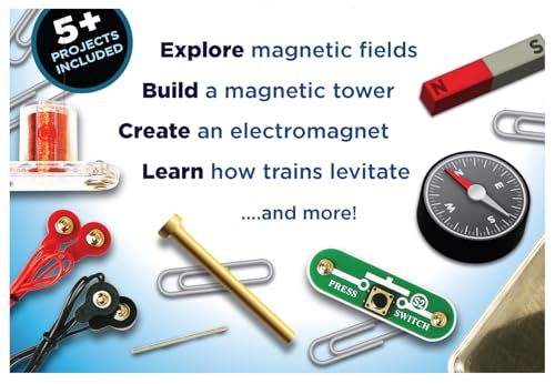 SNAP CIRCUITS Magnet Fun Lab STEM Science Toy for Boys & Girls Ages 8+