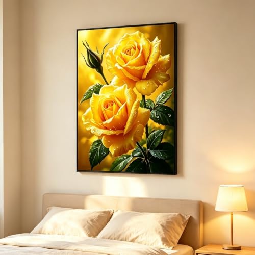 CSZPPQAF Diamond Art Kits for Adults,Flower Diamond Painting Kit - color: KM1239-1