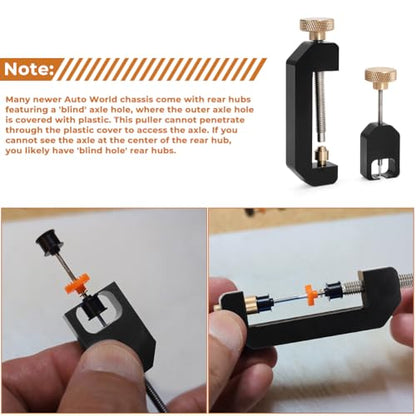 HO Slot Car Wheel & Gear Press Puller Tool 2pcs