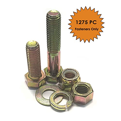 Titan Industrial Supply-1275 Piece Grade 8 Coarse Thread Metal Drawer Assortment