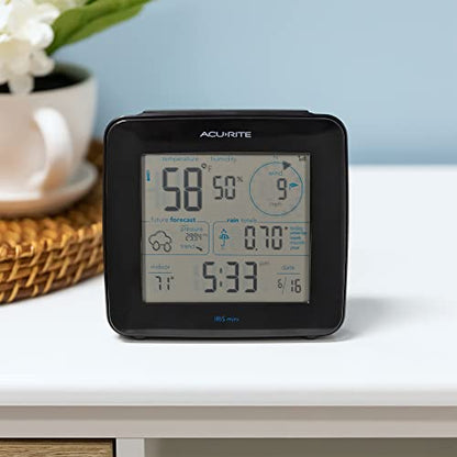 AcuRite Iris (01122M) Weather Station with Wireless Mini Display - color: Monochrome Screen