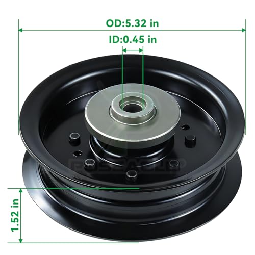 532196104 Husqvarna Idler Pulley for Husqvarna 48" 54" Z254f Mower - size: 1x196104