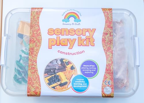 Construction Sensory Bin Kit for Kids - style: Construction Sensory Bin Kit