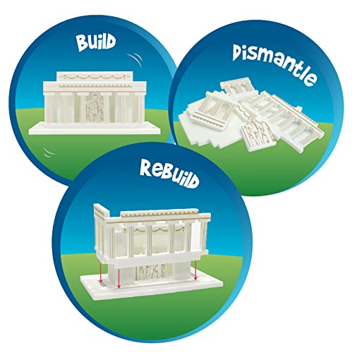 Imagimake Mapology Monuments of World & Monuments of USA Bundle - 3D Puzzle Activity Toy for Kids | DIY Arts and Craft Kits for Kids Ages 4 5 6 7 8 Years