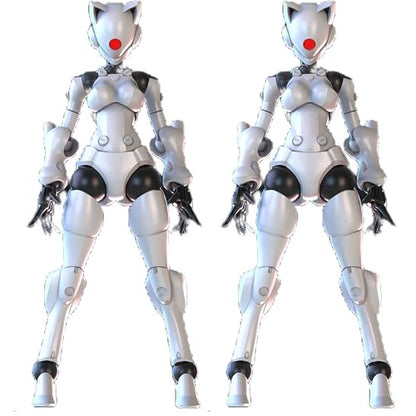 ARDENTIS & Sheik Mainland 1/18 Model Kit Mecha XenoDash White 2PCS/3.75'' - color: Xenodash White