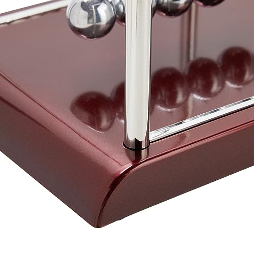 Juvale Newtons Cradle Pendulum - 7 x 6 x 7 in, Silver Stainless Steel - Desk Decor & Office Decor for Men - Stress Relief Desk Toy - Science Teacher Gift & Physics Toy (Pack of 2) - size: 7 x 7.1 x 5.9 inch (Pack of 2)