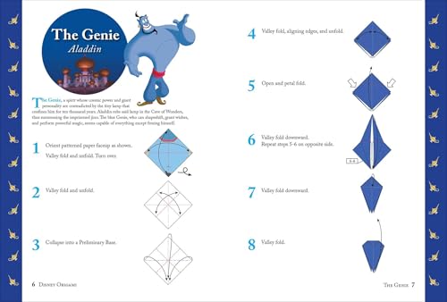 Disney Origami - Craft Gift for Disney Fans - Origami Kit for Teens and Adults, 100 Origami Sheets, Officially Licensed (Origami Books)