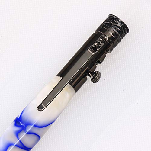 Legacy Woodturning, Stick Shift with Reverse Pen Kit - Gun Metal, 3 Pack, Woodworking Project Kit