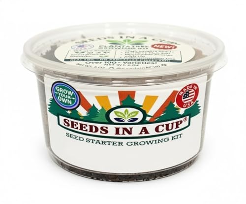 Seeds In A Cup- Tree Growing Kit (Pomegrante)- Plastic Planter - style: Pomegrante