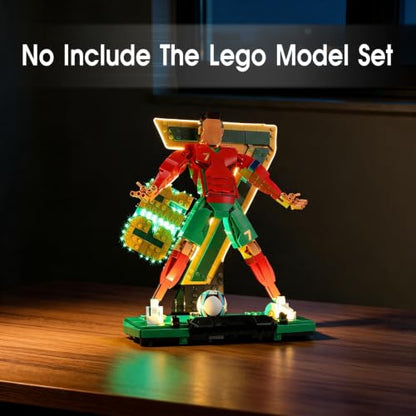 LED Light Set Compatible with Lego 43016 Cristiano Ronaldo – Soccer Legend Set, Light Kit for Lego 43016 Building Blocks Model, Not Included The Model Set - color: 43016 Cristiano Ronaldo Soccer Legend Set