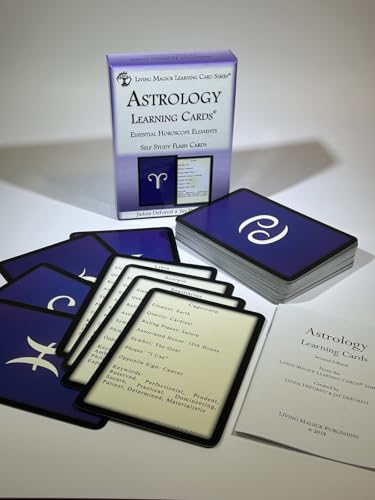 Astrology Learning Cards & Quick Reference Sheet Combination Bundle