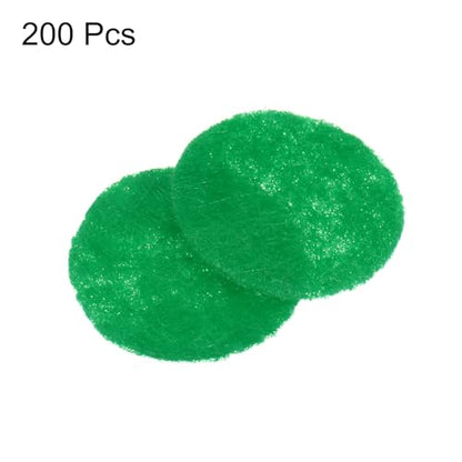 HARFINGTON 200pcs Round Felt Circles, 15mm 5/8" Pre Cut Felt Craft Pads Non-Woven Mini Felt Fabric Circles for DIY Sewing Handcraft Cut Projects Craft Finishing, Green - color: Green, size: 15mm