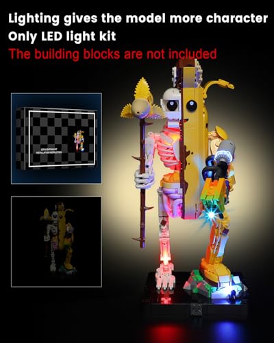 LED Light Kit for Lego 77072 Peely Bone Building Set, Compatible with Lego 77072 Building Blocks Model(Not Include Blocks Set) - style: 77072 Peely Bone Set