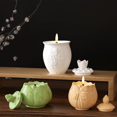 Lotus Resin Jar Mold with Lid, Silicone Mold for Epoxy Resin Casting