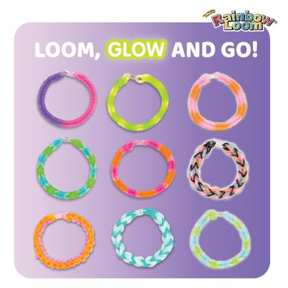 Rainbow Loom 6,000 Band Refill Featuring Glow w/Auto Loom, Craft Kit, 7+