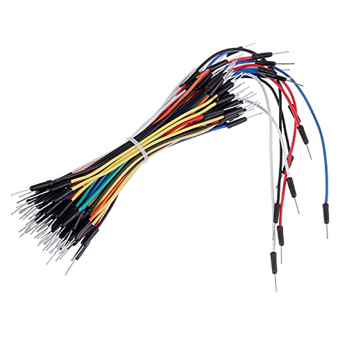 BOJACK 3 Values 130 Pcs Solderless Breadboard 4 Pcs 830 Tie Points & 400 Tie Points & 126 Pcs Flexible Breadboard Jumper Wires - size: Large