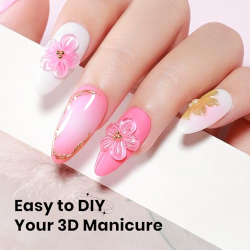 3D Sculpting Gel for Nails Art, Clear 2PCS, Non-Sticky Hard, Solid - color: Clear&Clear
