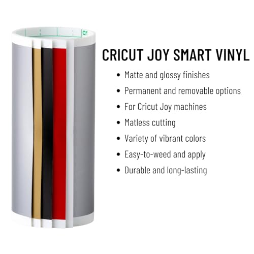 Cricut Deluxe All‑in‑One Sampler Kit for Cricut Joy Machines- 40+ Piece Bundle with Vinyl, Heat Transfer Vinyl, Card Sets with Pens & Instructional Guides, Beginner Die-Cutting Machine Materials Pack - color: Deluxe Sampler