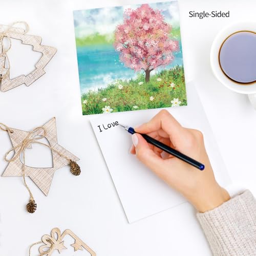 6x6" Cardstock Single Sided Scrapbooking,Craft Decorative Scrap Book Paper - color: 24sheets-landscape