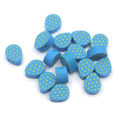 100 Pcs Easter Egg Polymer Clay Beads Mixed Heishi Spacer Beads Supplies for DIY Bracelet Earring Necklace Jewelry Making - color: Egg