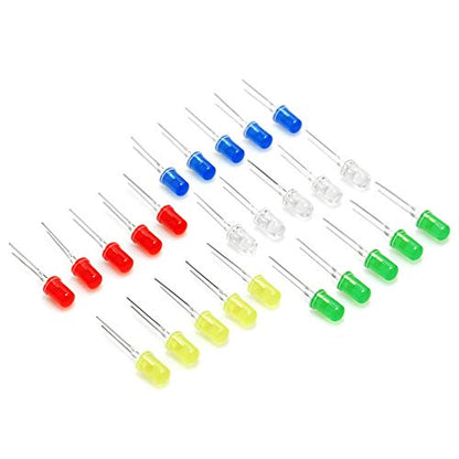 Gikfun 5mm LED Light Assorted Kit DIY LEDs for Arduino (Pack of 100pcs) EK8437